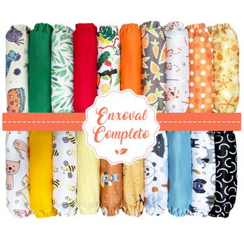 Enxoval Completo Personalizado com 20 Fraldas Ecológicas Dipano