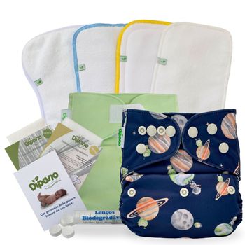 Kit Degustação de Fraldas Ecológicas Dipano ETs