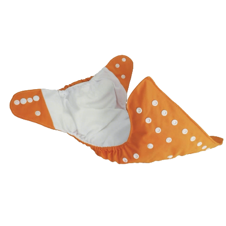 Fralda tamanho P aberta